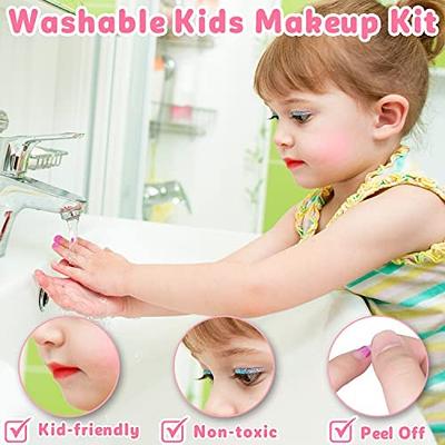 Toys for Girls,Washable Real Kids-Makeup-Kit-for-Girl,Toddler-Toys for 3 4  5 6 7 8 9 10 11 12 Year Old Girls,Christmas Birthday