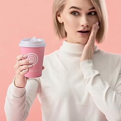 Disposable 12 Oz Paper Coffee Cups with Lids, Stirrers & Sleeves