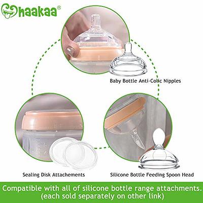 haakaa Gen.3 Manual Breast Pump with Silicone Lid Multifuctional Silicone  Breast Pump Breast Milk Collector Breast Milk Catcher Breast Milk Saver  Breastfeeding Essentials, BPA Free (5.4oz/160ml, Grey) - Yahoo Shopping