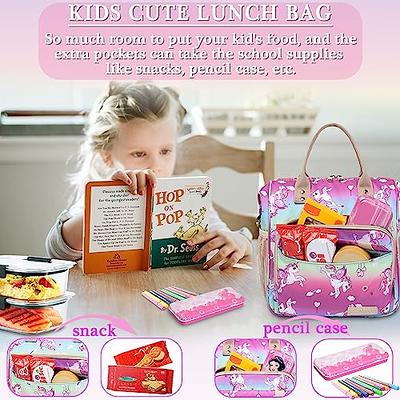 TuErCao Unicorn Lunch Box for Girls Kids Teens Insulated Lunch Bag Back to  School Gift Leakproof Reusable Lunch Tote Bag with Adjustable Shoulder  Strap for Kindergarten Primary Middle School - Yahoo Shopping