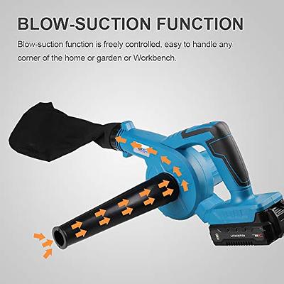  Cordless Leaf Blower, 2-in-1 Portable 21V Lithium Battery 110V  Multifunctional Blower for Blowing Leaf, Clearing Dust & Small Trash,Car,  Computer Host, Hard to Clean Corner by SHINTYOOL : Patio, Lawn 