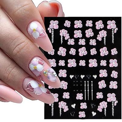 TailaiMei 1768 Pieces 60 Designs French Manicure Nail Stickers