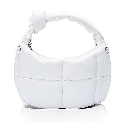 Cloud Pouch Bag Women Shoulder Handbag Soft Vegan Leather Vintage Hobo Chain Cross Body Bag