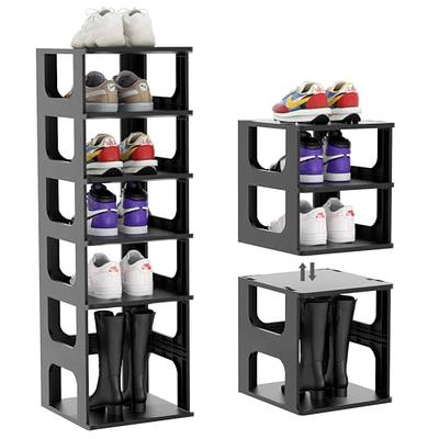 Earleane Free Standing Shoe Rack Shelf 16 Pairs Metal Shoe Storage Organizer  Unit Entryway Closet Dorm - Yahoo Shopping