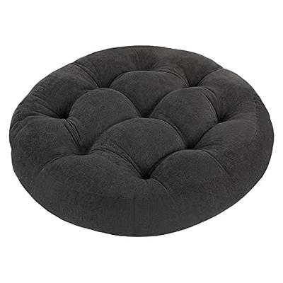 Millsilo Floor Pillow, Large Floor Cushions, Round Floor Cushion Seating  for Adults Kids, Tufted Thick Meditation Cushion for Yoga Living Room  Tatami Fireplace Outdoor Floor, 22x22x4 Inch, Dark Gray - Yahoo Shopping