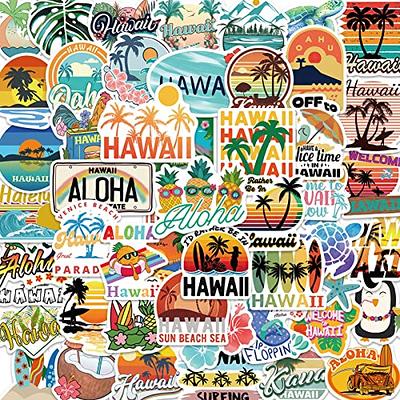 Roadoor Hawaii Beach Vacation Stickers Pack, 50Pcs Vinyl Hawaii Autumn  Season Maple Leaf Aesthetic Stickers for Scrapbooking Skateboard Snowboard  Guitar for Teens Girls A 1.2-2.3 - Yahoo Shopping