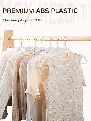 HOUSE DAY Plastic Hangers White 50 Pack Durable & Space Saving Clothes  Hangers Bulk Suit & Coat Hangers with Non-Slip Hook Closet Hangers  Lightweight Hangers for Clothing, Shirts, Pants, Dresses - Yahoo