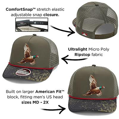 Paramount Outdoors Ring Neck Pheasant Trucker Style Rope Cap, Mesh Back,  ComfortSnap Snapback - Yahoo Shopping