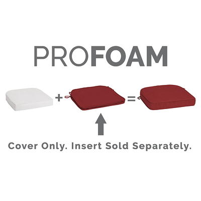 19 X 24 X 8 Profoam Outdoor Plush Deep Seat Back Cushion Leala Sapphire  Blue - Arden Selections : Target