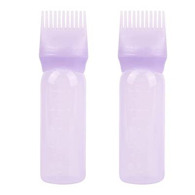 WLLHYF 3 Pcs Root Comb Applicator Bottle 6 Ounce Color Applicator Bottle  with Graduated Scale for Hair Dye Comb Scale Plastic Hair Oil Applicator Hair  Dye Brush - Yahoo Shopping