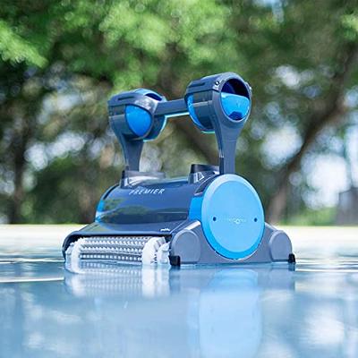 Rock&Rocker Cordless Robotic Pool Cleaner, Automatic Pool Vacuum with  Dual-Drive Motors, Up to 90 Mins Working Time, for Above/Inground Swimming  Pools