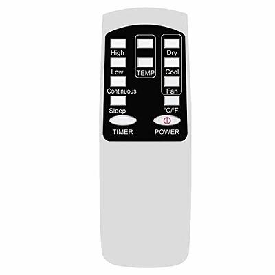 rcecaoshan replacement for black decker air air conditioner remote