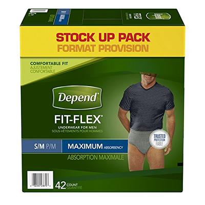 Depend FIT-FLEX Incontinence Underwear for Women Maximum Absorbency Medium