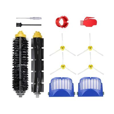 Rumba Replacement Parts for iRobot Roomba 675 694 692 690 676 677 671 691  614 615 635 670 645 650 655 600 500 Series 595 585 Vacuum Cleaner  Accessories,1 Bristle Brush,4 Side Brush,2 Aerovac Filter. - Yahoo Shopping
