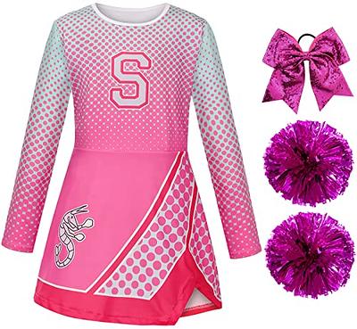 Ekoropshop Girls Cheerleader Costume Halloween Party Uniform Dress