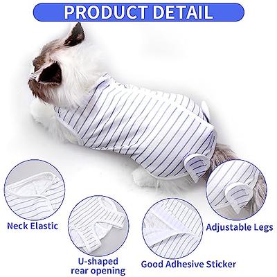  Avont Cat Recovery Suit - Kitten Onesie for Cats After  Surgery, Cone of Shame Alternative Surgical Spay Suit for Female Cat,  Post-Surgery or Skin Diseases Protection -Coral(L) : Pet Supplies