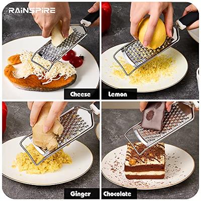 Cheese Grater Lemon Zester Kitchen Graters Set With Cleaning - Temu