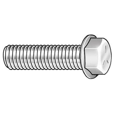 1/4-20 x 1/2 Flanged Button Head Screw - Zinc Black Plated