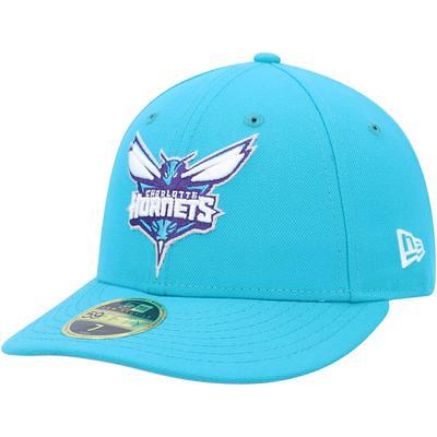 Men's New Era Teal Charlotte Hornets Official Team Color 59FIFTY