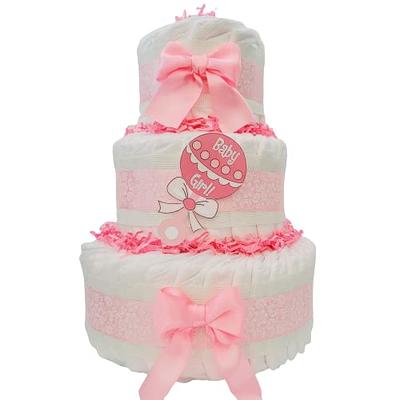 30 Unique Diaper Cake Ideas for Baby Showers (Girls & Boys)