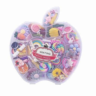 100pcs Slime Charms Resin Set Assorted Candy Sweets Resin Flatback Slime  Beads Making Supplies for DIY Craft Making and Ornament