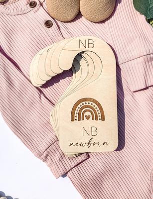 CORALMEE Wooden Baby Closet Dividers 8Pcs Mauve Tones Closet Dividers for  Baby Clothes Organizer Double-Sided Organizer for Newborn to 24 Months  Colorful Nursery Decor for Closet Size Hangers - Yahoo Shopping