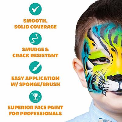 Face Paint Kit Dermatologically Tested Non-Toxic & Hypoallergenic