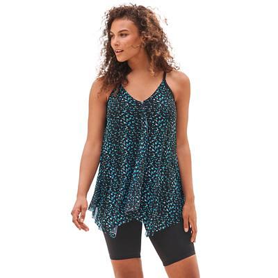 Longer-Length Racerback Tankini Top