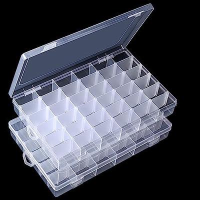 DUOFIRE Plastic Organizer Container Storage Box Adjustable Divider