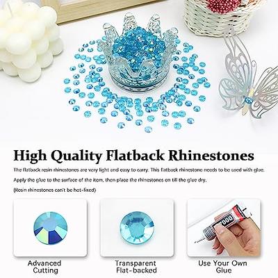  Crystal AB Rhinestones Bulk, 10000PCS Flat Back Round