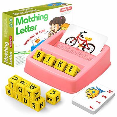 HahaGift Educational Toys for 2-5 Year Old Girl Gifts, Matching Letter  Learning Games Activities, Christmas Birthday Gift for Toddler Kids Age 2 3 4  5 Year Olds Girls - Yahoo Shopping