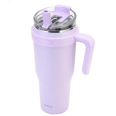  RTIC 40 oz Road Trip Tumbler Double-Walled Insulated Stainless  Steel Portable Travel Coffee Mug Cup with Lid, Handle and Straw, Sage: Home  & Kitchen