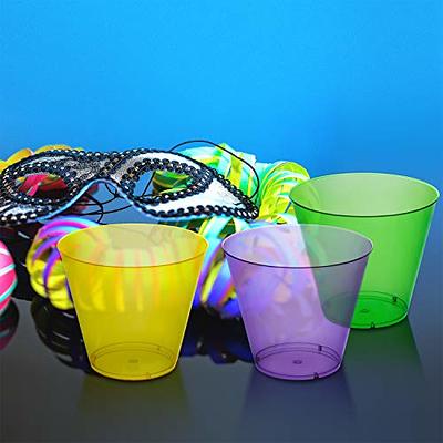 Hefty Disposable Plastic Cups in Assorted Colors - 16 Oz, 100Count