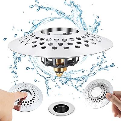 Shower Drain Hair Catcher For Pop Up Drain Bath Tub Sink Kitchen