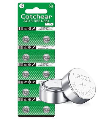 Cotchear 10pcs AG3 LR41 Battery 392 384 192 SR41SW CX41 L736 Batteries  L736f Battry 1.5V LR41 Button Batteries for Watch Toys Clock