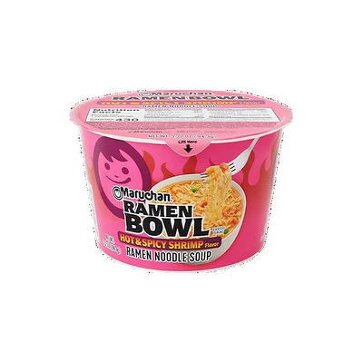 Nissin Bowl Ramen Noodle Soup Hot & Spicy Fiery Beef - 3.28 oz cup