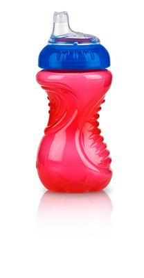 Nuby No-Spill Clik-It Soft Spout Sippy Cup, 10 fl oz, 2 Count