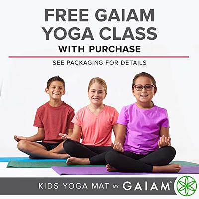 Gaiam Kids Yoga Mat Exercise Mat, Yoga for Kids with Fun Prints - Playtime  for Babies, Active & Calm Toddlers and Young Children, Metallic Mermaid,  3mm - Yahoo Shopping