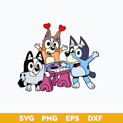 My Family Is The Best SVG, Bluey SVG, Cartoon SVG, PNG, DXF, EPS File. -  Yahoo Shopping
