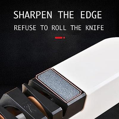 Knife Roller Sharpener Scissor Kitchen Blade Handheld Stone