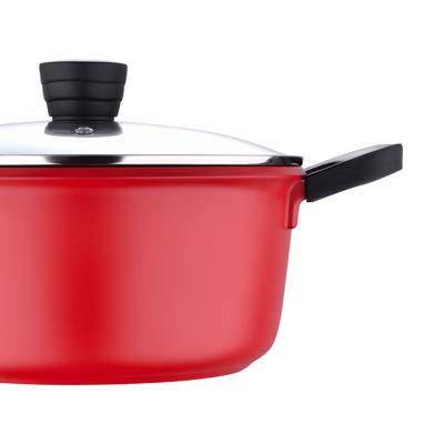 Oster Non Stick 6.5 Quart Aluminum Dutch Oven with Lid