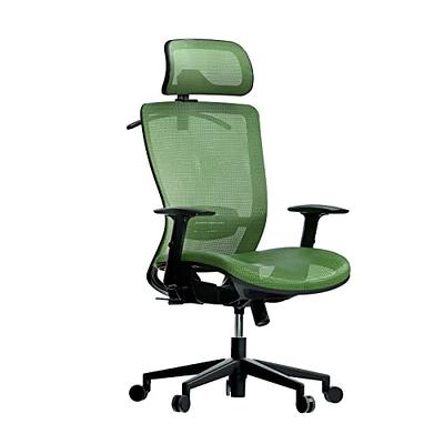 Qulomvs Mesh Ergonomic Office Chair with Footrest Home Office Desk Chair  with Headrest and Backrest 90-135 Adjustable Computer Executive Desk Chair  with Wheels …