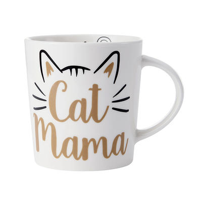 Cat Mama Mug, Gift for Mom, 11 oz Kitty Coffee Mug