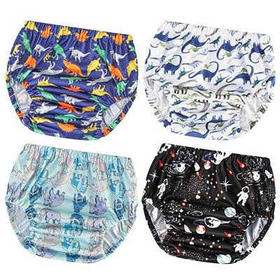 BISENKID 6 Packs Waterproof Potty Training Plastic Underwear Covers for Potty  Training Pants and Good Elastic Rubber Pants for Toddlers Disposable  Diapers Boys 4t - Yahoo Shopping