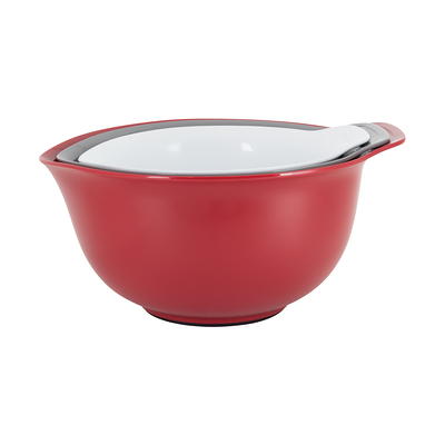 Hutzler 2, 3, and 4 l Melamine Mixing Bowl Set in Holiday Colors