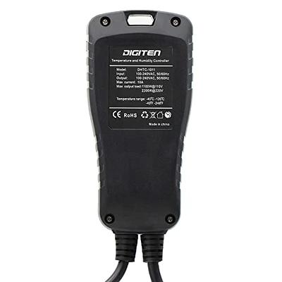 DIGITEN Temperature and Humidity Controller DHTC-1011 Pre-Wired Dual S