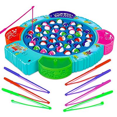 IPIDIPI TOYS Fishing Game Play Set - 45 Magnetic Fish, 8 Poles, Rotating  Board On-Off Music, Family Children Backyard Colorful Toy for Kids Toddlers  Age 3 and Up - Yahoo Shopping