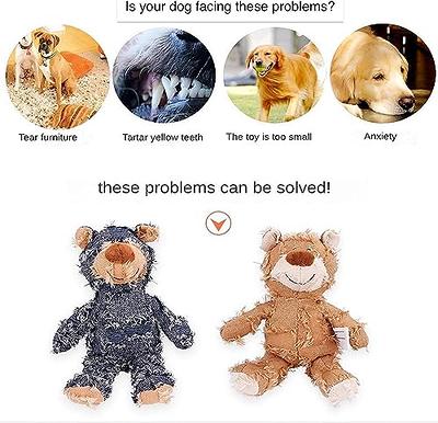 2023 New Indestructible Robust Bear【large】Plush Dog Toy, Indestructible  Squeaky Toys for Dogs, Durable Dog Toys for Aggressive Chewers, Chew Toys  for Dogs, Interactive Dog Toys for Boredom (B-Purple) - Yahoo Shopping