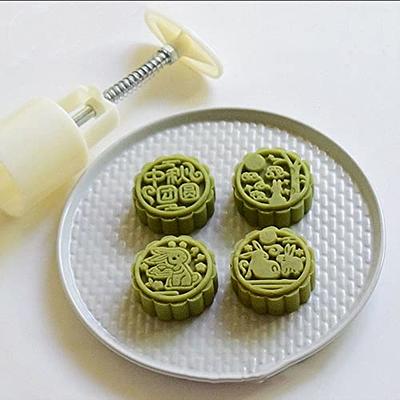 Using polymer clay with a Mooncake press with many different uses.