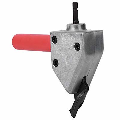 Electric Drill Plate Cutter Metal Cutting Double Head Sheet Nibbler Saw  Cutter Electric Drill Attachment Free Cutting Tool
